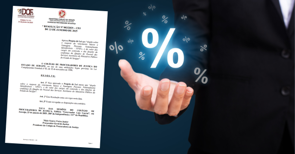 PGJ publica portaria com reajuste de 5% para Servidores do Ministério Público de Sergipe