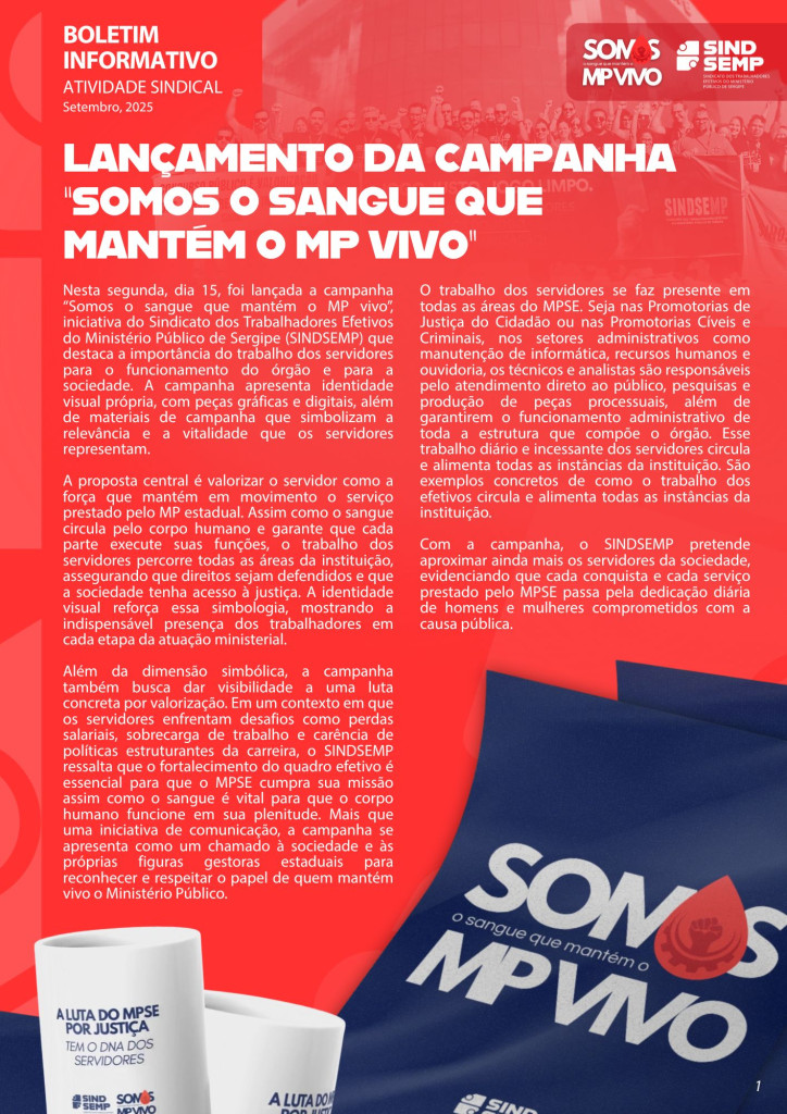 Boletim Informativo - Setembro/2025